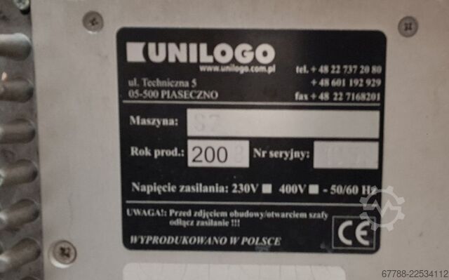 Etikettiermaschine für selbstklebende Etiketten P.E. Labellers UNIVERSAL 8T 3S + UNILOGO