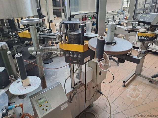 Etikettiermaschine für selbstklebende Etiketten P.E. Labellers UNIVERSAL 8T 3S + UNILOGO