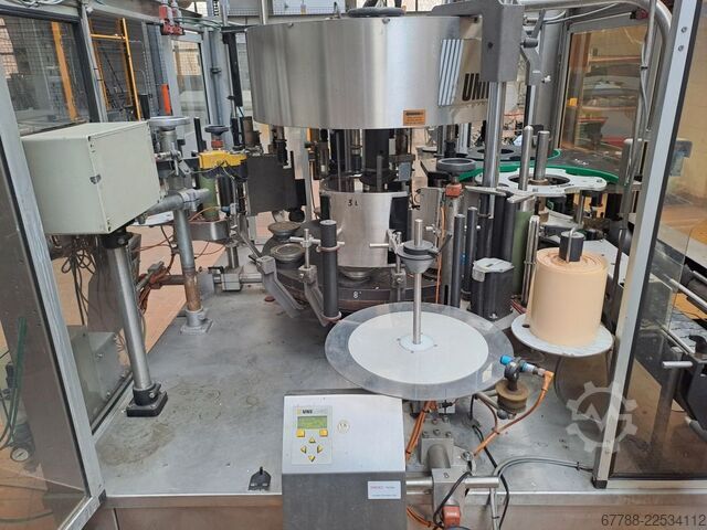 Etikettiermaschine für selbstklebende Etiketten P.E. Labellers UNIVERSAL 8T 3S + UNILOGO