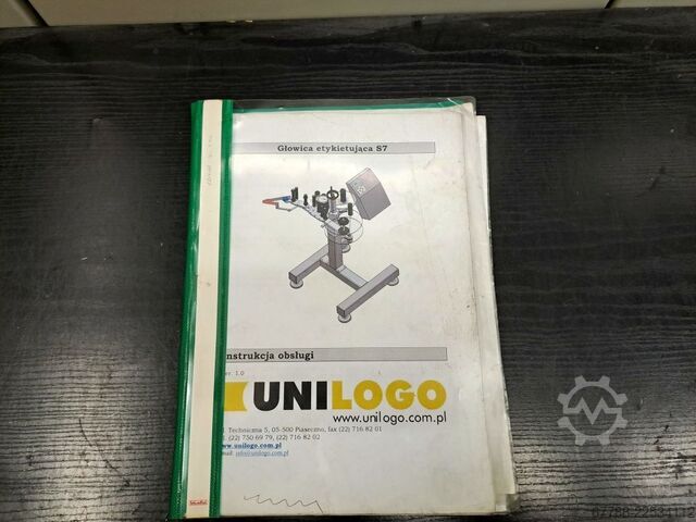 Etikettiermaschine für selbstklebende Etiketten P.E. Labellers UNIVERSAL 8T 3S + UNILOGO
