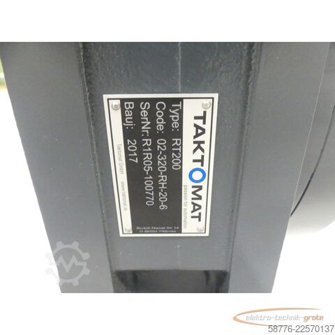 Component  Taktomat RT200 02-320-RH-20-6 Trommelkurvenrundtisch + SEW Motor --