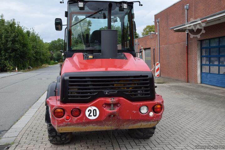 Wheel loader Caterpillar Radlader 908H2 Klappschaufel Gabel SWZSA