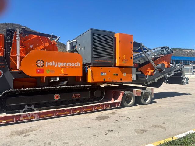 Crushing plant Polygonmach 1213  horizontal shaft impact crusher 1200x1300mm