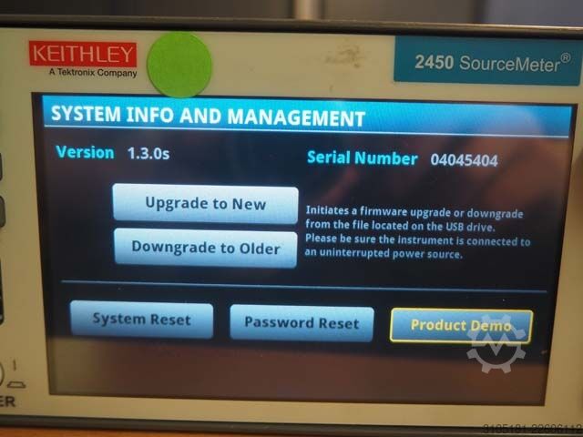 Quellenmessgerät Keithley 2450