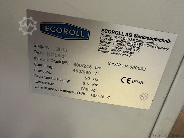 ECOROLL Modell: HGL3.01 ECOROLL HGL 3.01