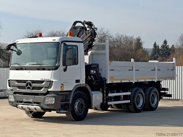 Tipper truck MERCEDES-BENZ ACTROS 2641*KIPPER 6,00 m + KRAN/FUNK *6x4* TOP