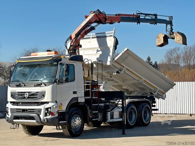Tipper truck VOLVO FMX 410 Kipper 5,10m *ATLAS 165.2E/FUNK *6x4