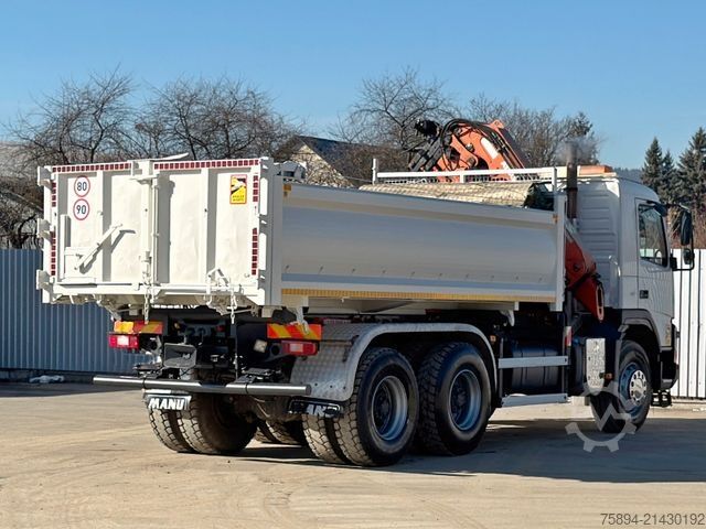 Tipper truck VOLVO FMX 410 Kipper 5,10m *ATLAS 165.2E/FUNK *6x4