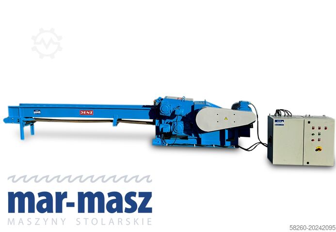Wood chipper/shredder for wood offcuts JENZ HL350-300WTA