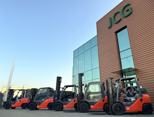4-wheel forklift Mitsubishi FD35NT /Diesel/Only 6012 hours/New Price