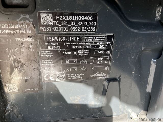 Elektro 4 Rad-Stapler Linde E16P-02