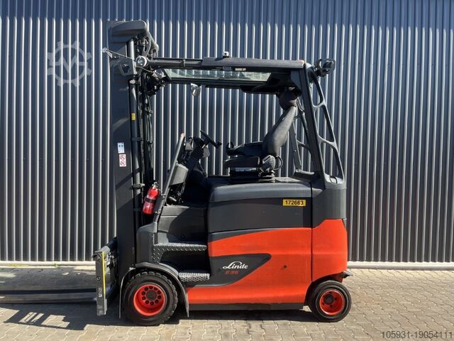 Electric 4-wheel forklift Linde E35RHL-01