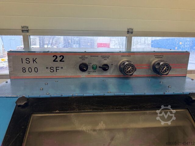 Sandstrahlanlage Feinstrahlgerät Hornich ISK 800 SF