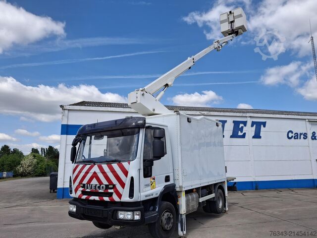Aerial platform truck IVECO EUROCARGO ML 120EL19 - E6 - NACELLE 15 M