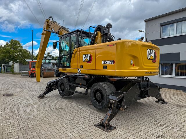 Material handler Caterpillar CAT MH3026-06C Umschlagbagger Kamera ZSA