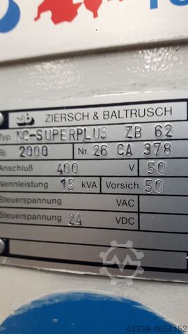 Surface and profile grinding machine Ziersch & Baltrusch PROFITLINE ZB 62 NC