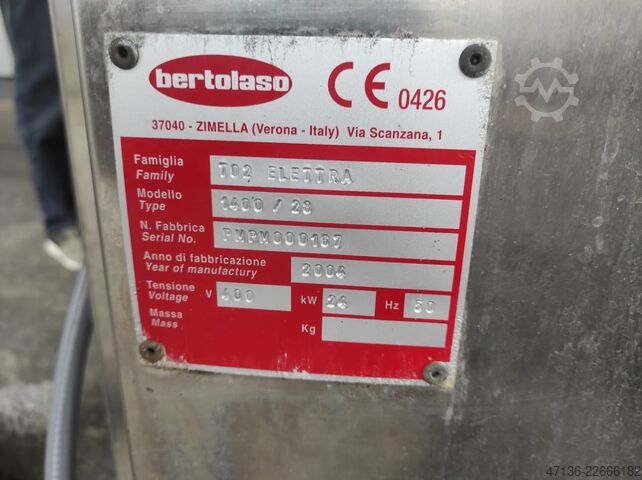 Monoblock 28 valves sparkling wine Bertolaso ELETTRA 1400/23 Füller Rinser Naturkoker