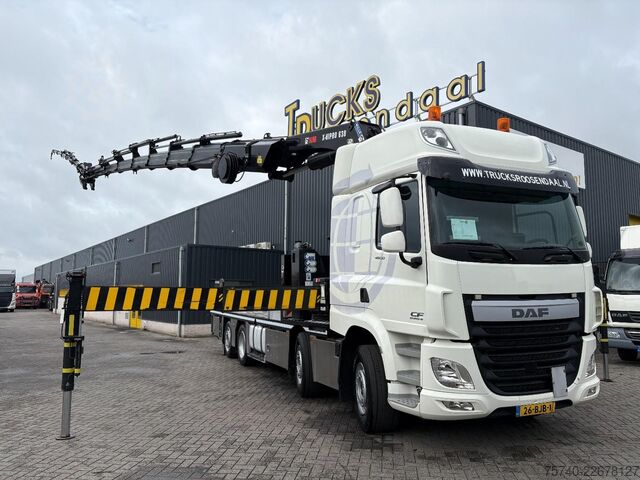 Kranwagen DAF CF 460 + HIAB HIPRO 638 E-8.--- 8X EXT. + JIB 1...