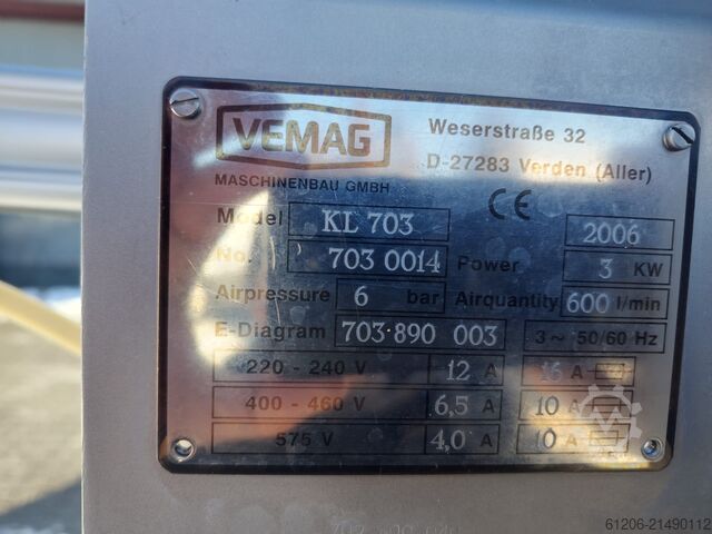 Vemag Döner Linie Vemag HP15C Dönerlinie Döner-Formmaschine HP15C