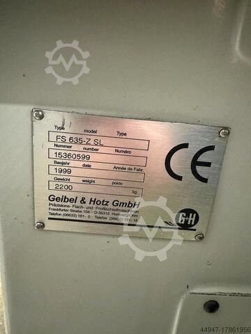 Flach- und Profilschleifmaschine GEIBEL & HOTZ FS 635-Z-SL