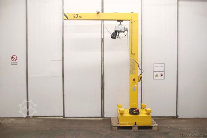 Pillar jib crane transportable boom 1.80 m/120 kg VEB KHZ 250
