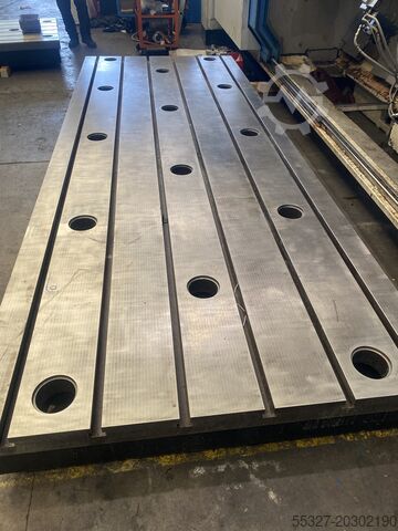 T-slotted cast iron floor plate taque en fonte rainuree- floor plate 4000X1500X270MM