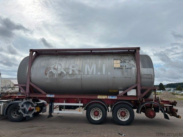 Tankauflieger  30 Fuß Container Chemietank 35 cbm