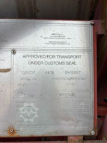Tankauflieger  30 Fuß Container Chemietank 35 cbm