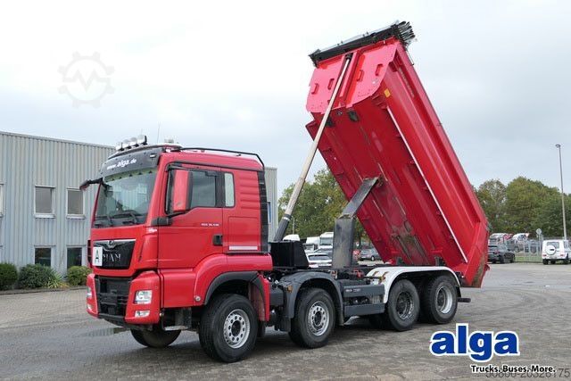 Tipper truck MAN 35.510 TGS BL 8x4, Meiller, 17m³,Schiebe-Verdeck