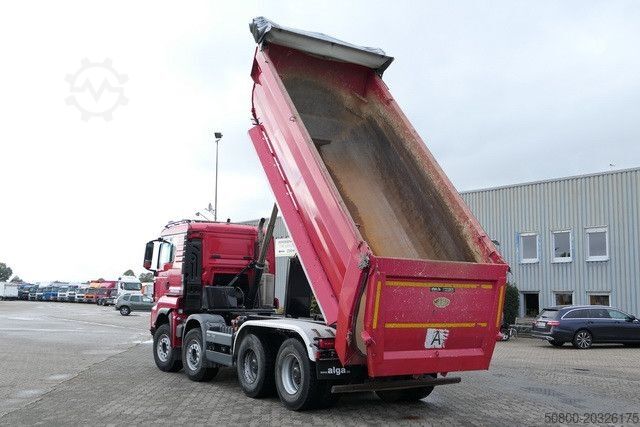 Tipper truck MAN 35.510 TGS BL 8x4, Meiller, 17m³,Schiebe-Verdeck
