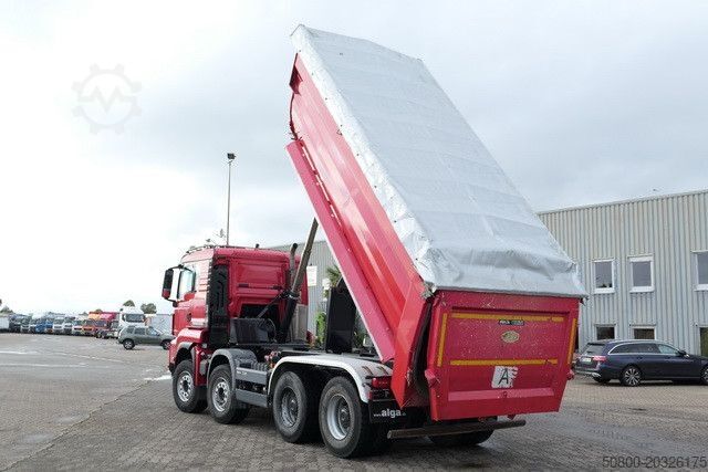 Tipper truck MAN 35.510 TGS BL 8x4, Meiller, 17m³,Schiebe-Verdeck