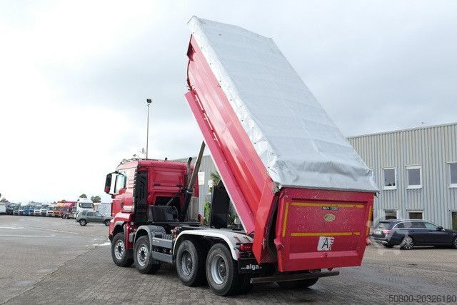 Tipper truck MAN 35.510 TGS BL 8x4, Meiller, 17m³,Schiebe-Verdeck