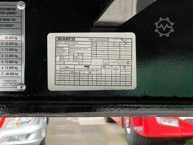 Low loader semitrailer GVN 4GVN O4*ÜBERBREITE TAFEL*KOC*LIFT*PE