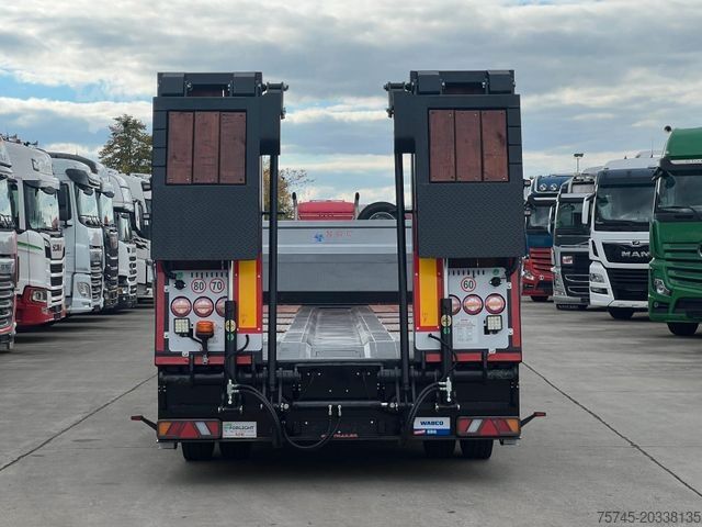 Low loader semitrailer  GVN 4GVN O4*ÜBERBREITE TAFEL*KOC*LIFT*PE
