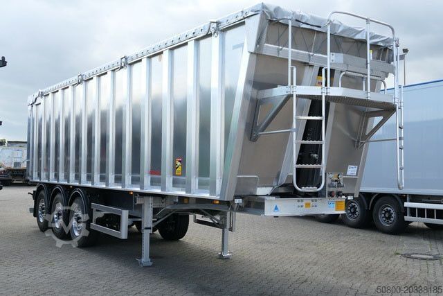Kipper Auflieger BENALU AGRILINER 95 H2200, Alu, 52m³, Alu-Chassis, SAF