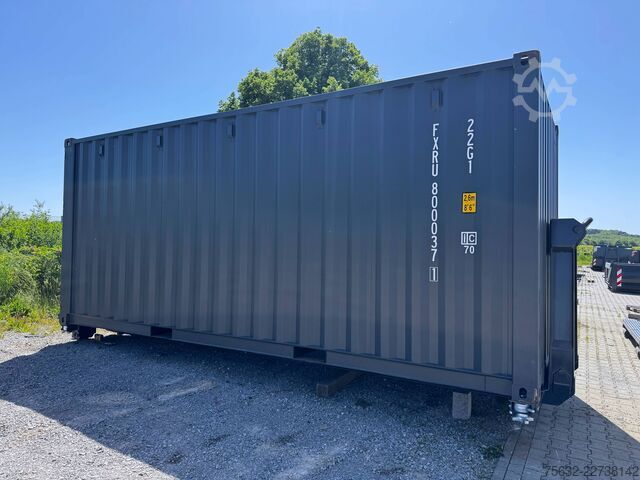 20" Seecontainer& 1x Abrollrahmen Kombi Hitta HAR60 Abrollcontainer