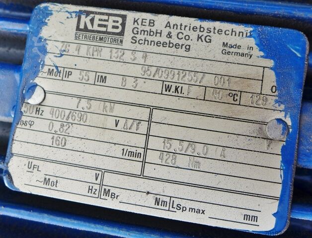 7085 Liter Rührwerksbehälter aus V2A/Stahl mit Schrägblattrührer  8646