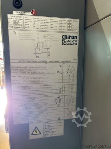Vertikales Bearbeitungszentrum Chiron FZ 12 W Magnum High Speed