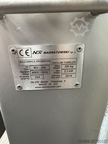 Vakuum-Tumbler N&N nadratowski MV-300 tilting vacuum tu MV-300