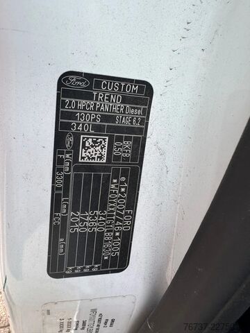 Kühlkastenwagen Ford Transit Custom **FRIGO-EURO6**