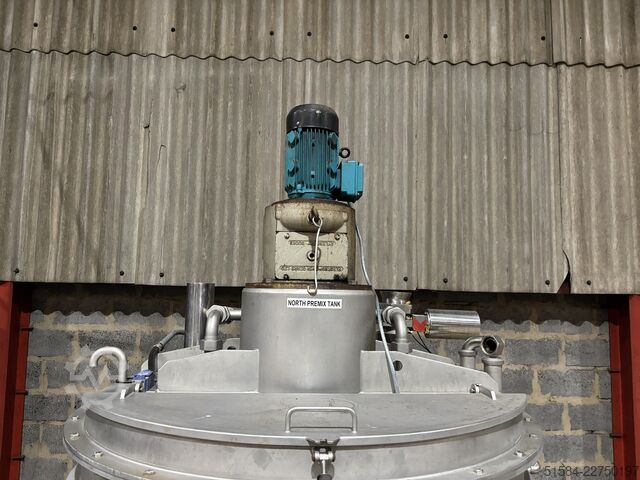Jacketed mixing vessel Tourell Gardner 700L