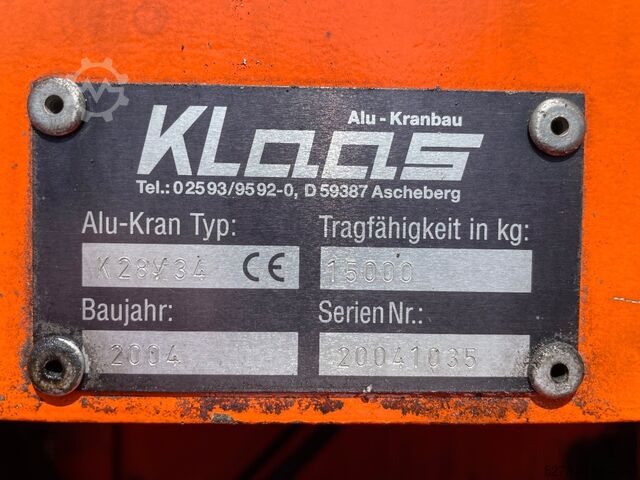 All terrain crane Klaas K 28-34