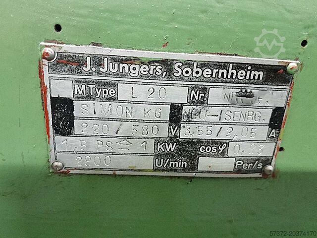 Schleifmaschine J. Jungers/WMW/Rausch L20/Gratomat 300 L