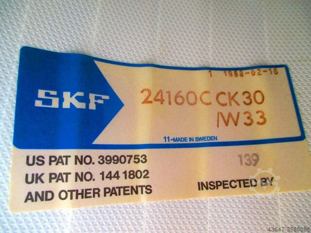 Zylinderrollenlager NEU!! KUGELLAGER SKF #4187 24160C CK 30 /W33