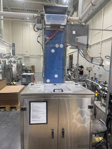 Foil wrapping machine Sunpack nicotine pouches packing line