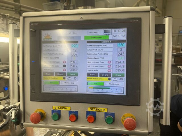 Foil wrapping machine Sunpack nicotine pouches packing line