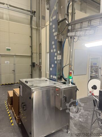 Folienwickelmaschine Sunpack nicotine pouches packing line