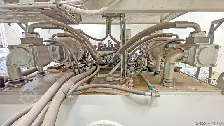 Komplette Ballenpresse 88 t mit Förderband u. Drahtstationen HSM GmbH + Co. KG VK 8818 FU