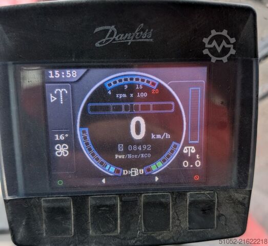 Leercontainer Reachstacker Kalmar DRG100-54S6