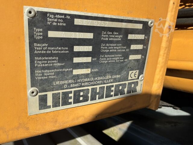 Excavator Liebherr A310B